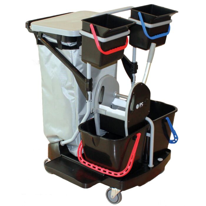 Chariot de ménage et lavage + accessoires