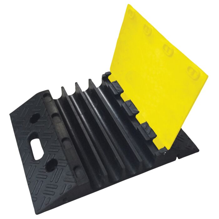 Protège câbles modulaire avec capot de protection