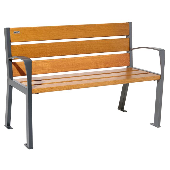Banc acier bois