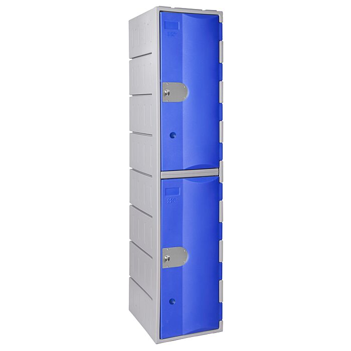 Vestiaire monobloc multicases en polyéthylène