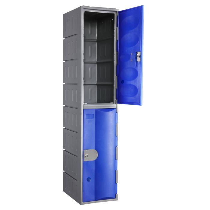 Vestiaire monobloc multicases en polyéthylène