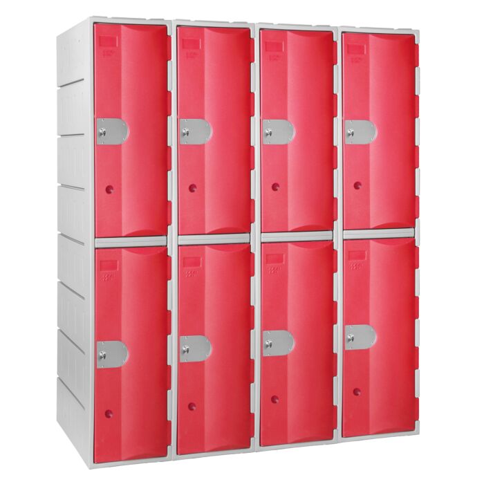 Vestiaire monobloc multicases en polyéthylène