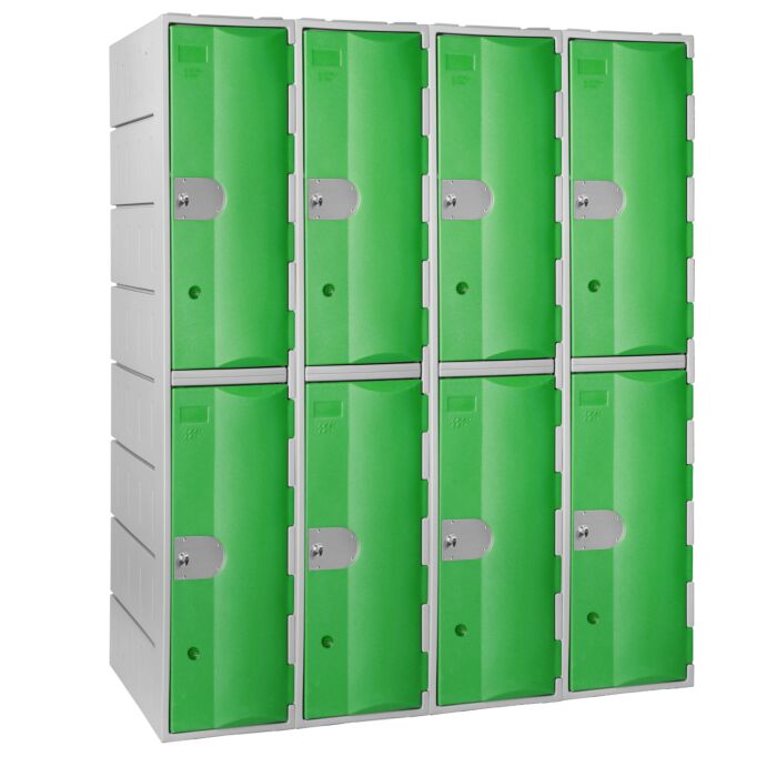 Vestiaire monobloc multicases en polyéthylène