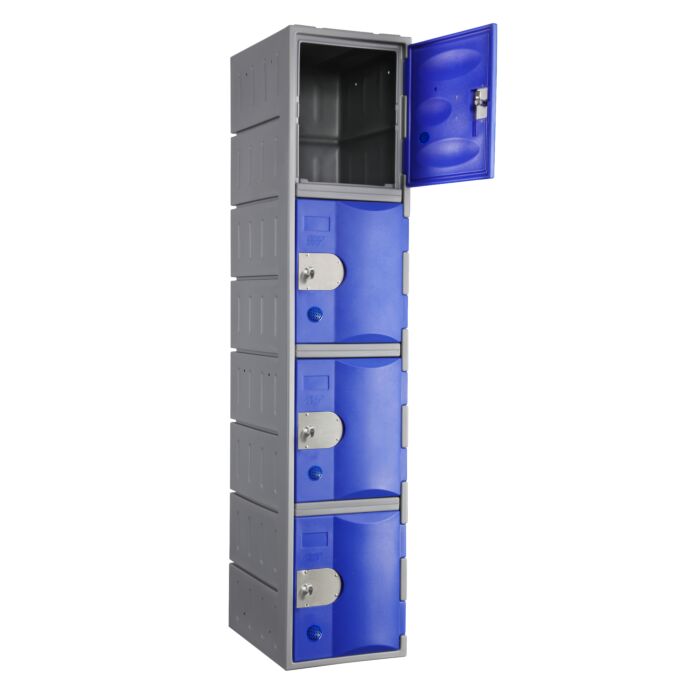 Vestiaire monobloc multicases en polyéthylène