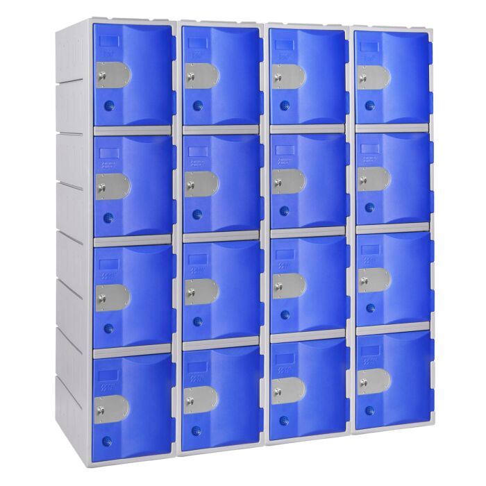 Vestiaire monobloc multicases en polyéthylène