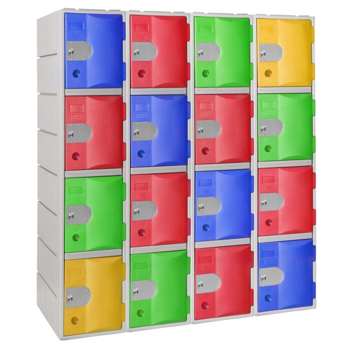 Vestiaire monobloc multicases en polyéthylène