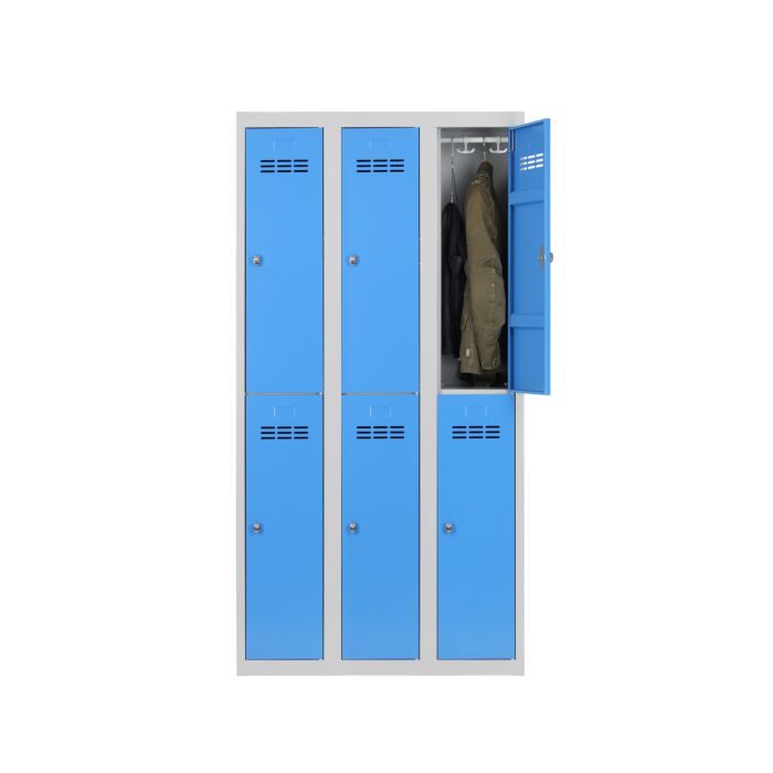 Vestiaire monobloc 2 cases