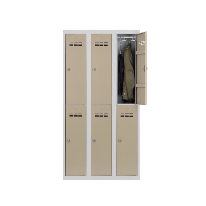 Vestiaire monobloc 2 cases