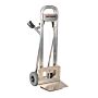 Diable professionnel en aluminium, double bavette