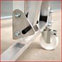Portique d'atelier mobile pliable en aluminium