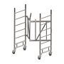 Echafaudage roulant et pliant en aluminium