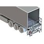 Plateforme mobile en aluminium pour accès arrière camion
