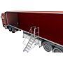 Estrade aluminium pour accès frontal camion