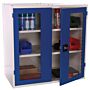 Armoire portes battantes pleines ou transparentes