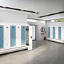 Armoire vestiaire Evolo PLUS avec coffre de rangement prémonté