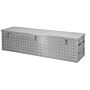 Coffre de chantier aluminium larmé