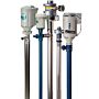 Pompe vide-fût de laboratoire électrique et pneumatique
