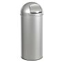 Poubelle Push avec couvercle à trappe - 45 litres