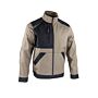 Veste zippée bicolore