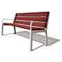 Banc acier bois