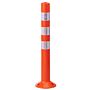 Poteau de signalisation flexible