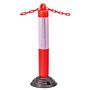 Poteau de signalisation flexible