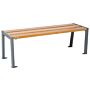 Banquette acier ou acier bois