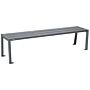 Banquette acier ou acier bois
