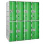 Vestiaire monobloc multicases en polyéthylène