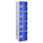 Vestiaire monobloc multicases en polyéthylène