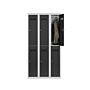 Vestiaire monobloc 2 cases
