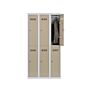 Vestiaire monobloc 2 cases