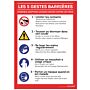 Panneau d'alerte sanitaire